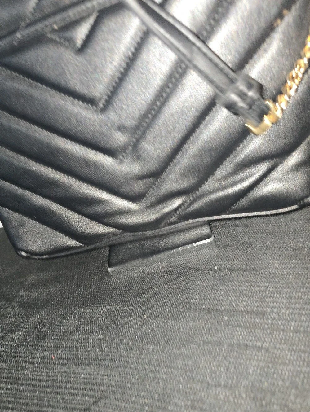 A NEW DAY Classic Black Quilted Crossbody Shoulder Bag